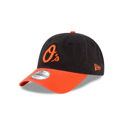 Black Baltimore Orioles Hat - New Era MLB Core Fit Alt 49FORTY Fitted Caps USA7196542